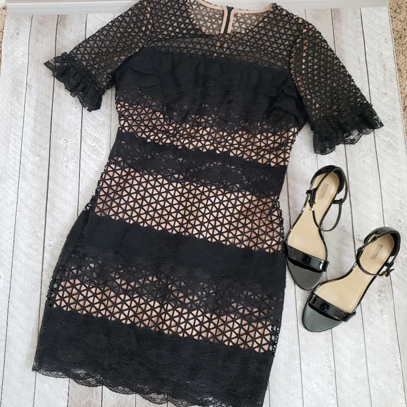 Badgley Mischka | Dresses | Nwt Belle Badgley Mischka Lace Dress | Poshmark